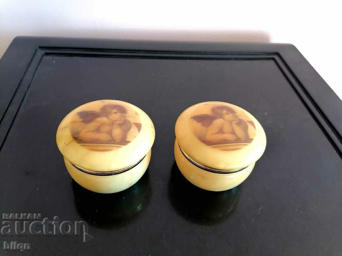 Beautiful Italian Alabaster Boxes Beautiful Italian Alabaster Boxes