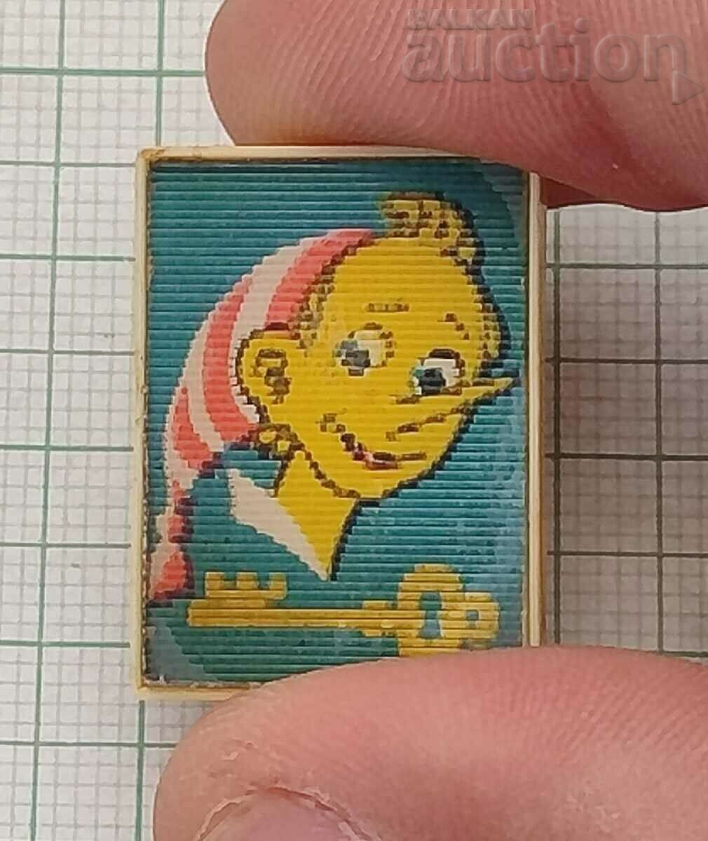 STEREO 3D BURATINO THE GOLDEN KEY A. TOLSTOI BADGE with price 3.00 BGN | € 1.53 STEREO 3D BURATINO THE GOLDEN KEY A. TOLSTOI BADGE with price 3.00 BGN | € 1.53