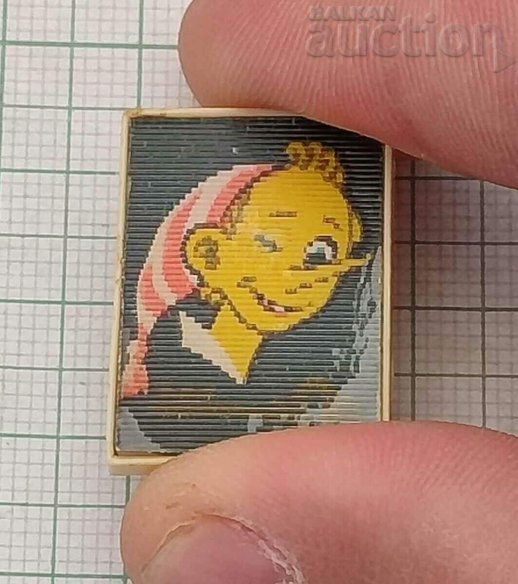 Auction STEREO 3D BURATINO THE GOLDEN KEY A. TOLSTOI BADGE Auction STEREO 3D BURATINO THE GOLDEN KEY A. TOLSTOI BADGE