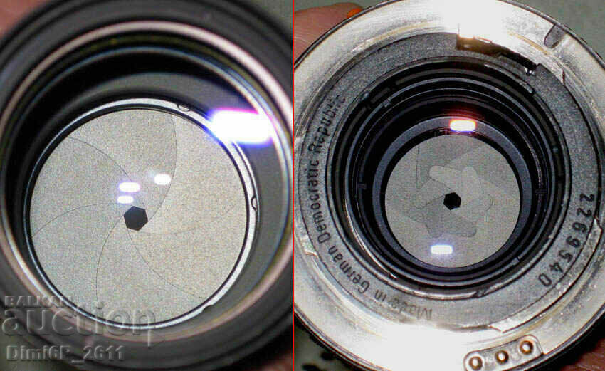 Винтидж обектив Pentacon Practicar 2.8/135mm MC, PB байонет - 5