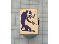 NU GUESS WOLF ANIMATION RUSSIA BADGE