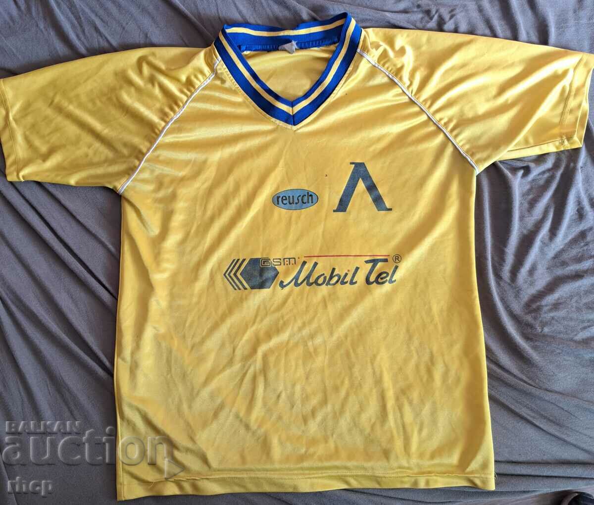 Levski yellow 1999-2000 old football shirt