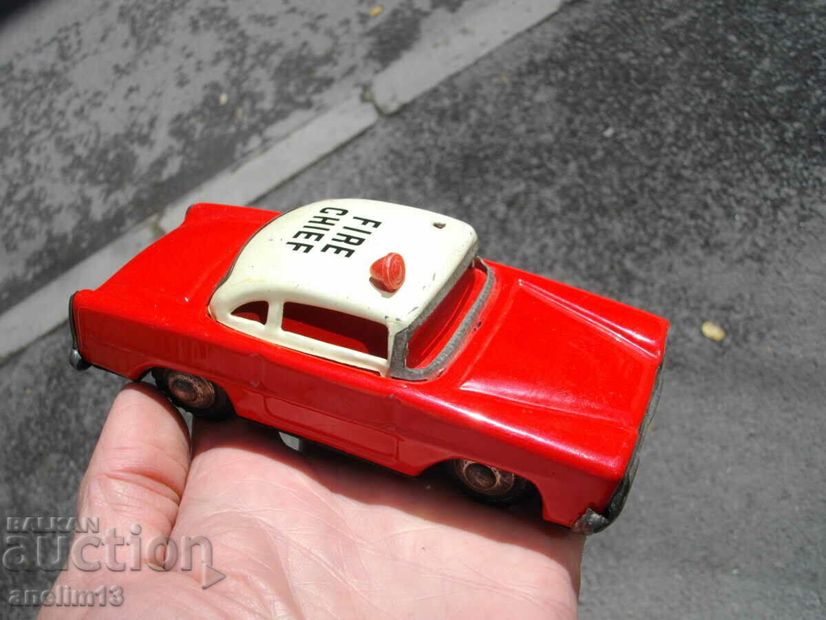 Auction OLD TIN TOY TROLLEY Auction OLD TIN TOY TROLLEY