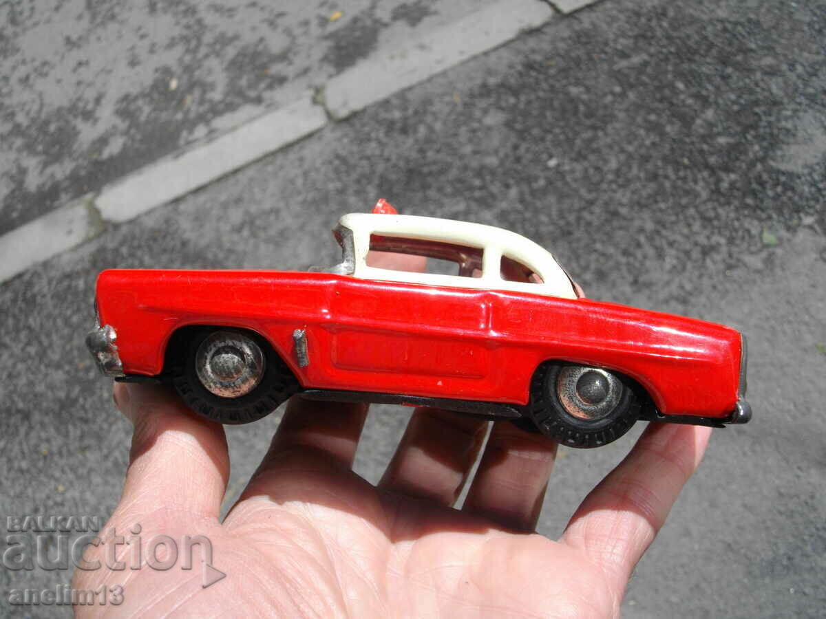 OLD TIN TOY TROLLEY - 5 OLD TIN TOY TROLLEY - 5
