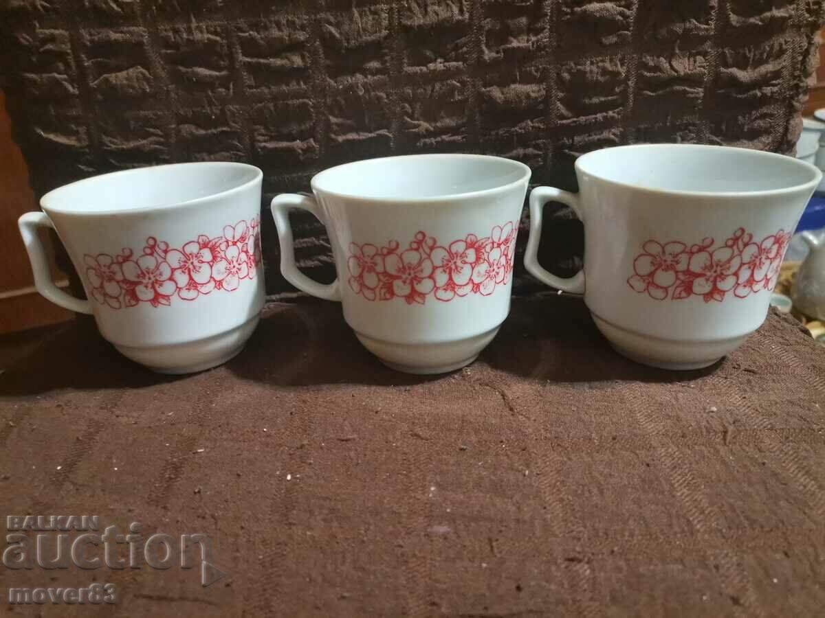 Porcelain cups. GDR