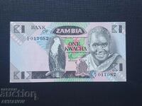 Zambia-1 kwacha-1980 -UNC-mint -NOU