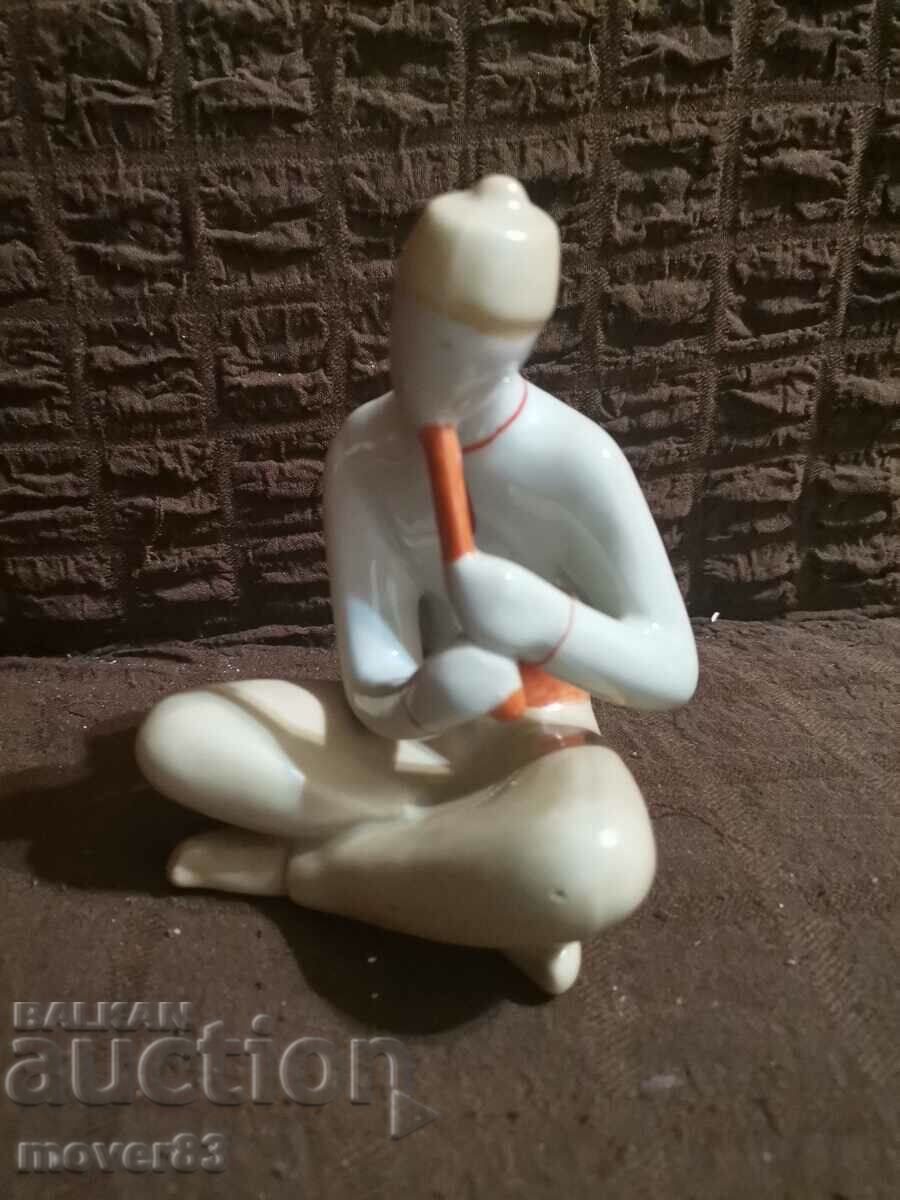Porcelain figure "Boy with a caval"