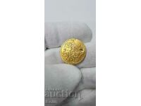 Monedă turcească, otomană de aur de mare carat!