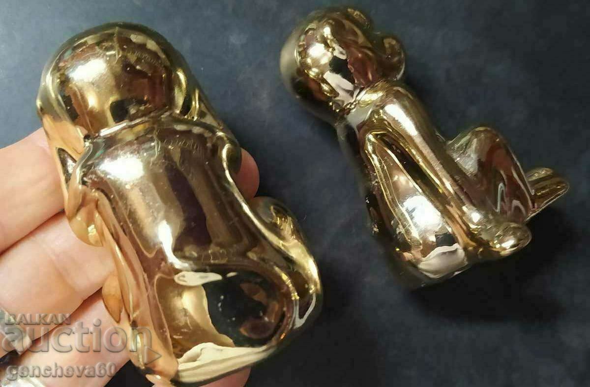 Licitație Maimuțe de porțelan N-am auzit și nici nu s-au văzut niciodată decor de aur Licitație Maimuțe de porțelan N-am auzit și nici nu s-au văzut niciodată decor de aur