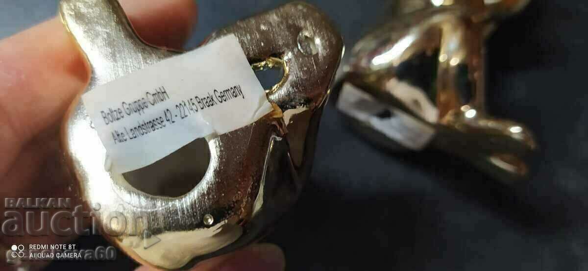 Maimuțe de porțelan N-am auzit și nici nu s-au văzut niciodată decor de aur - 5 Maimuțe de porțelan N-am auzit și nici nu s-au văzut niciodată decor de aur - 5