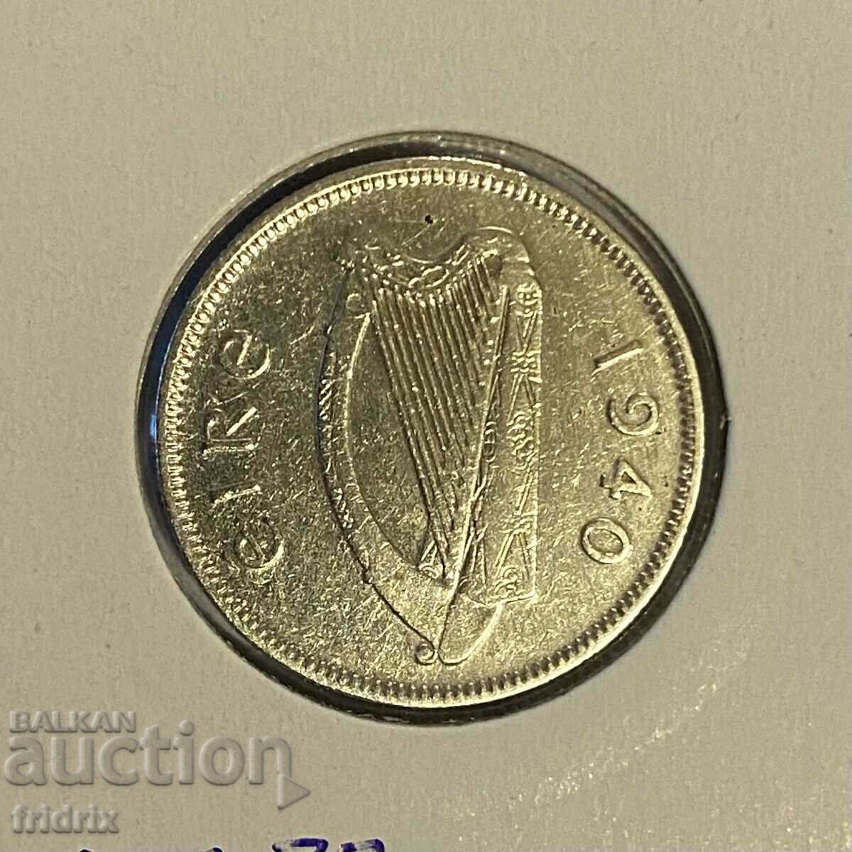 Ireland Rep. 1 shilling / Ireland 1 shilling 1940 with price 45.00 BGN | € 23.01 Ireland Rep. 1 shilling / Ireland 1 shilling 1940 with price 45.00 BGN | € 23.01