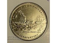 Куба 1 песо юб. корби / Cuba 1 peso 2000