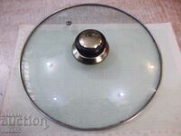 Glass lid for cooking pot
