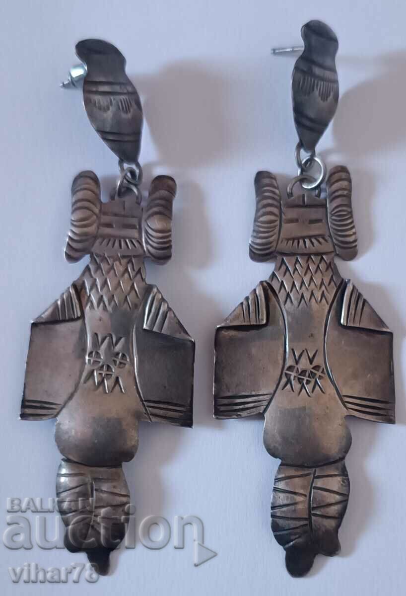 Vintage NAKAI silver earrings