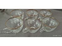 Set of glass cups