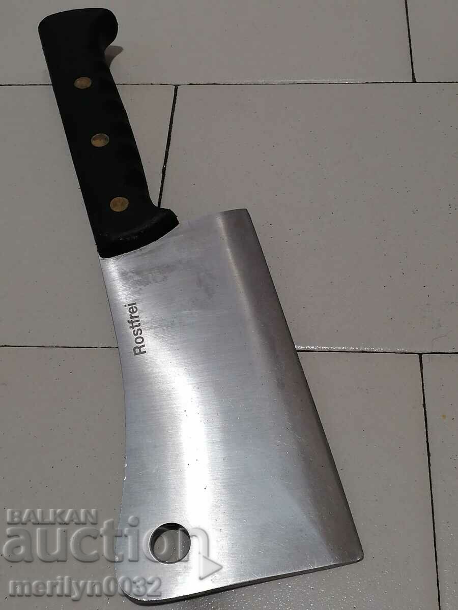 Sabie profesională topor INOX, macetă topor - 5 Sabie profesională topor INOX, macetă topor - 5