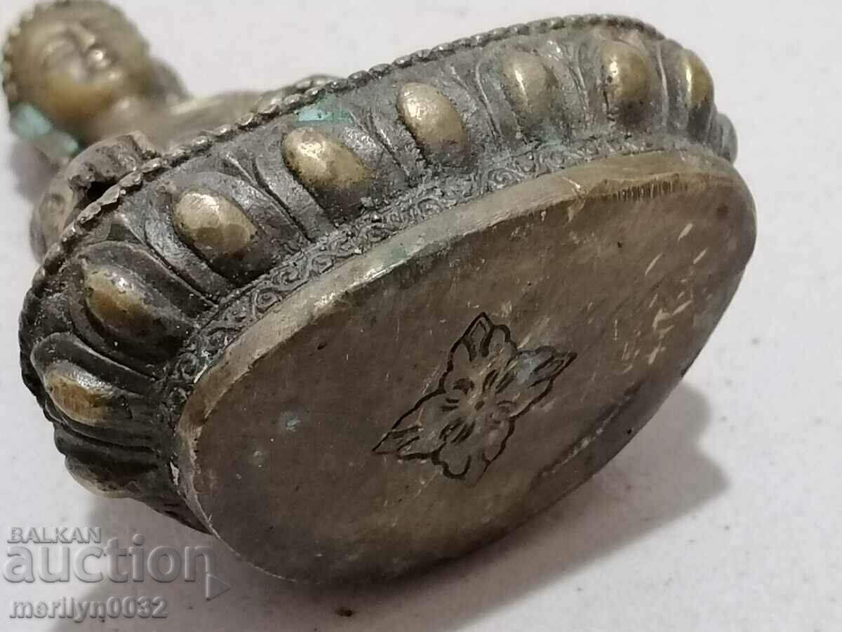 Bronze statuette figure Indian deity Buddha plastic - 6 Bronze statuette figure Indian deity Buddha plastic - 6