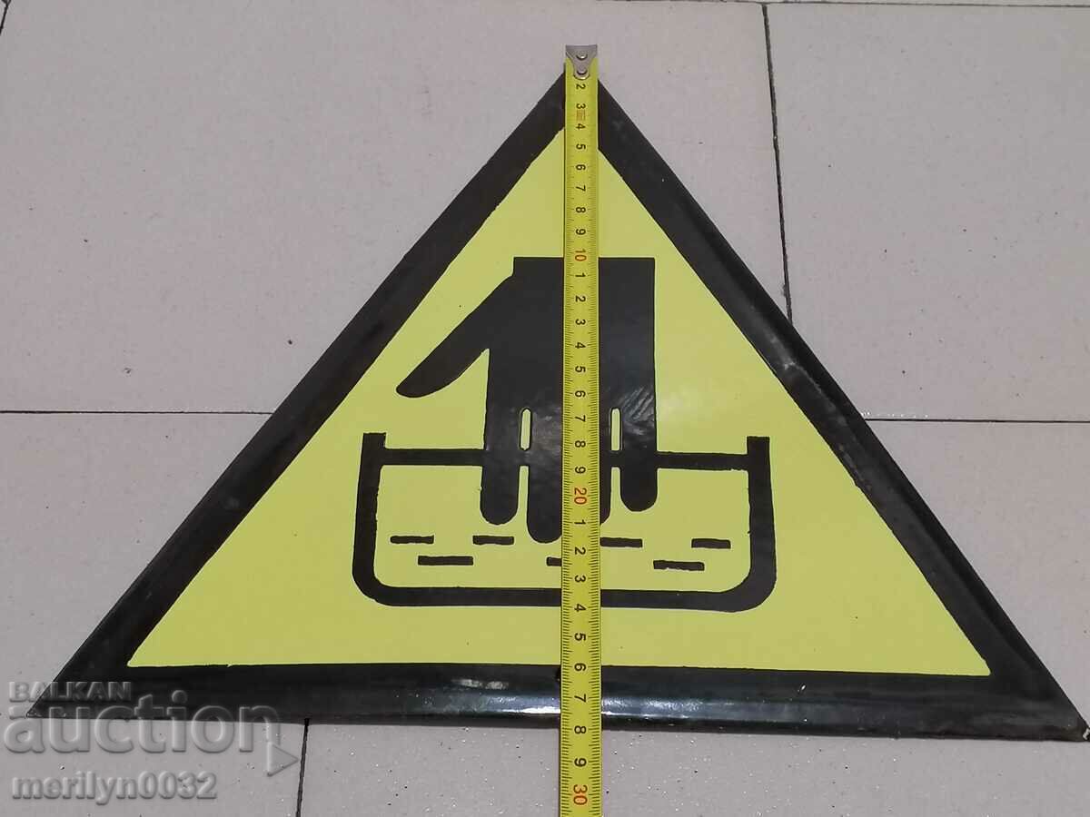 Auction Enamel plate plate NRB 33 cm Auction Enamel plate plate NRB 33 cm