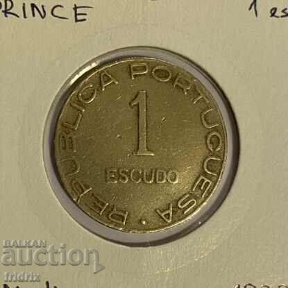 Auction Tomé and Príncipe 1 escudo / São Tomé & Príncipe 1 escudo 1939 Auction Tomé and Príncipe 1 escudo / São Tomé & Príncipe 1 escudo 1939