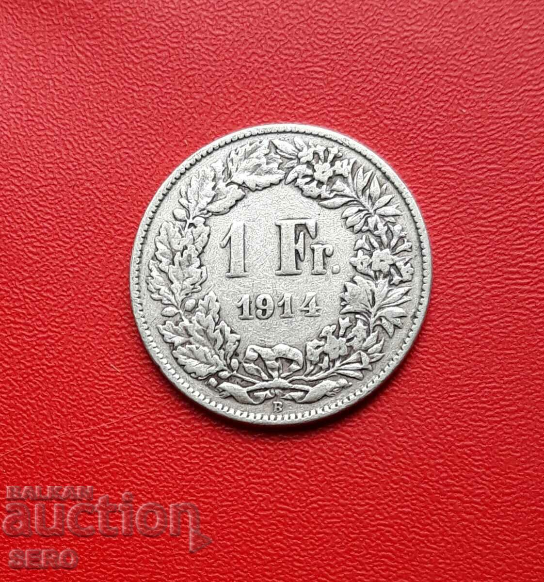 Ελβετία-1 φράγκο 1914