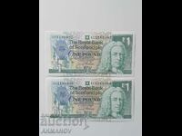 Scotland 2x1 Pound 1994 UNC MINT Jubilee Series