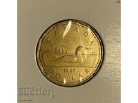 Канада 1 долар / Canada 1 dollar 1987