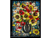 Denitsa Garelova painting "A bouquet of love" 30/40 oil