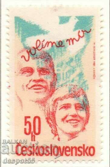 1981. Cehoslovacia. Alegeri pentru adunările reprezentative.