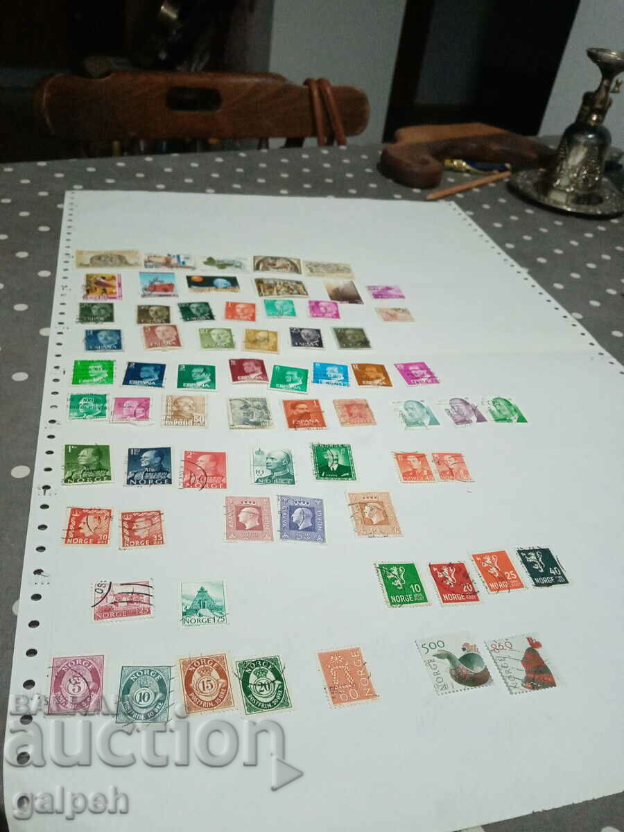 MIXED LOT OF POSTAGE STAMPS - 375+ pcs. CLAIMO - BGN 33 - 7 MIXED LOT OF POSTAGE STAMPS - 375+ pcs. CLAIMO - BGN 33 - 7