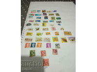 MIXED LOT OF POSTAGE STAMPS - 375+ pcs. CLAIMO - BGN 33