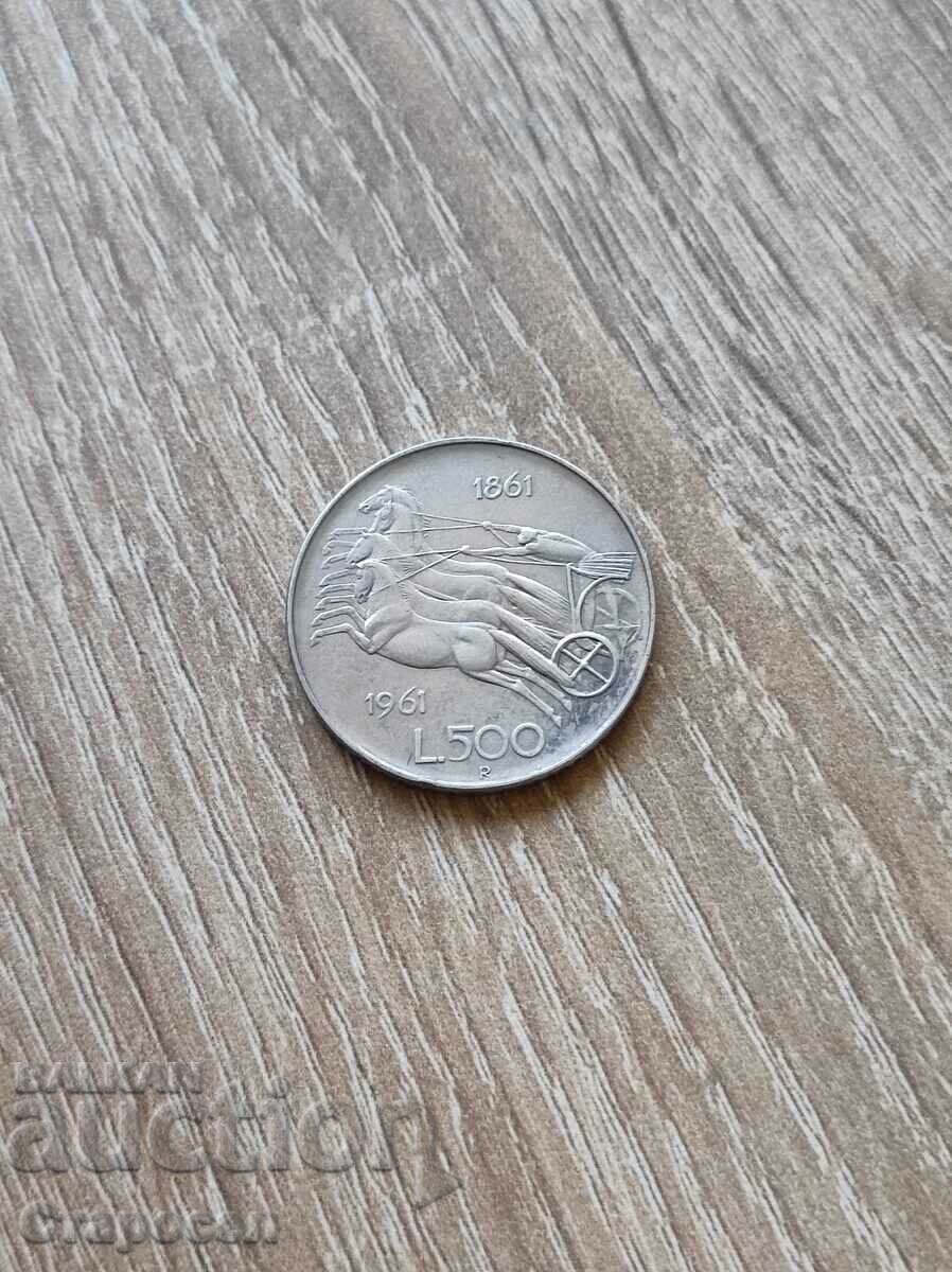 500 λιρέτες 1961 Ιταλία με τιμή € 30.00 | 58.67 BGN