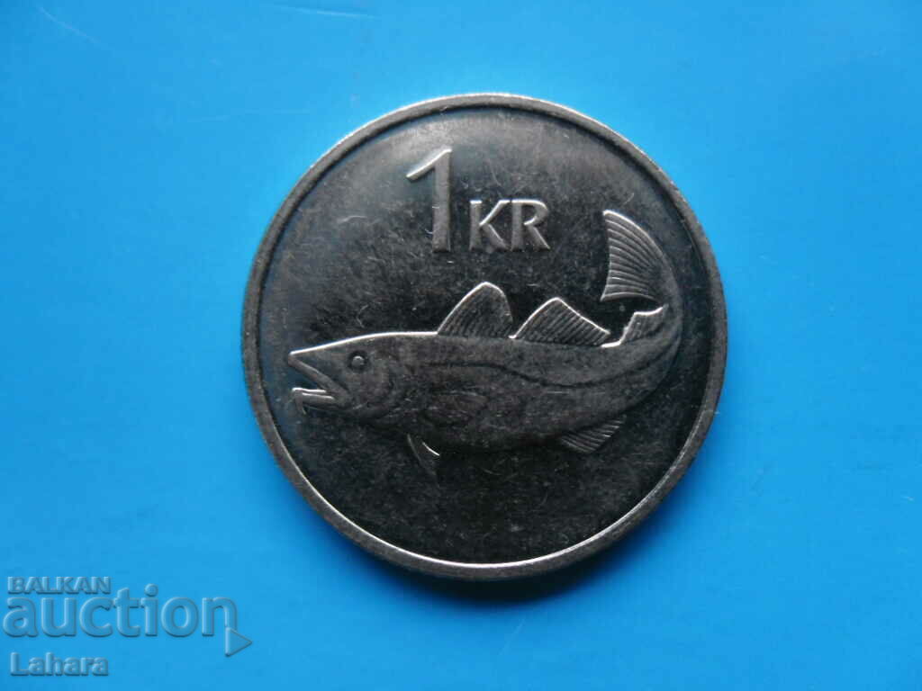 1 kroner 2006 Iceland