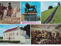 Belgium Postcard Vaterlo - panoramic view