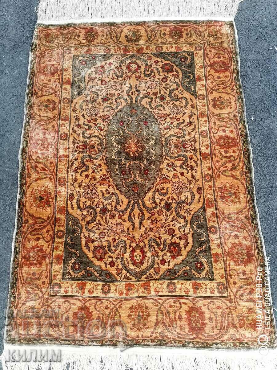 Hand Woven Original Persian Silk Carpet