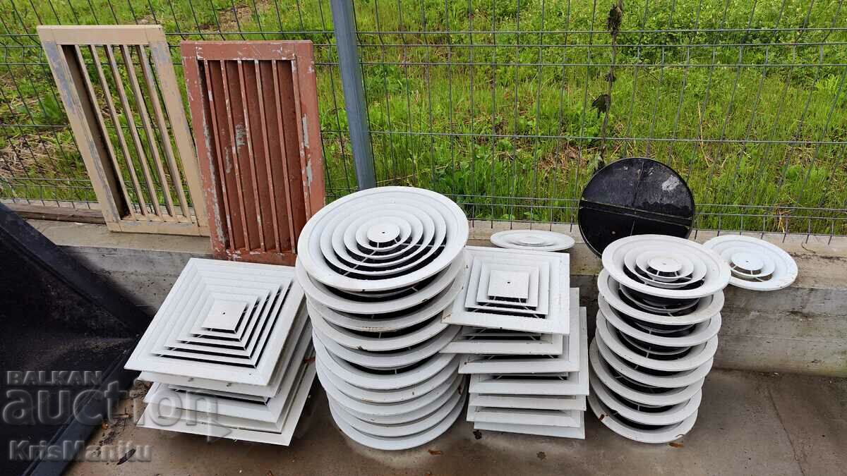 Vents for ventilation - round and square - There are many