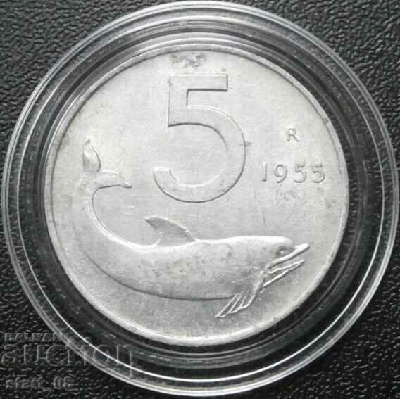 5 lire 1955