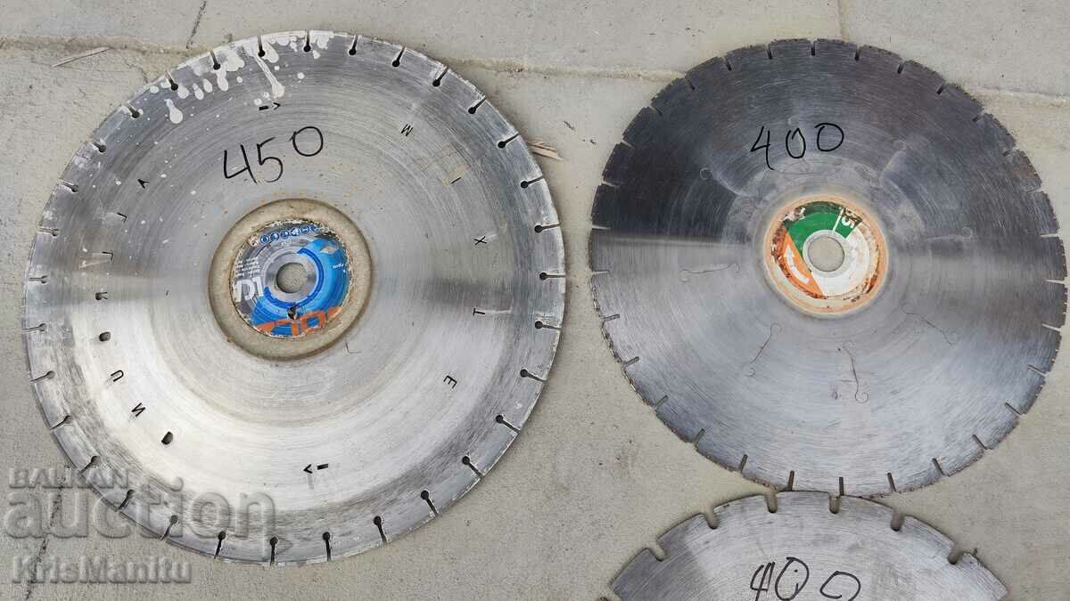 Диамантинени Дискове за бетон  фи 400 - бракувани