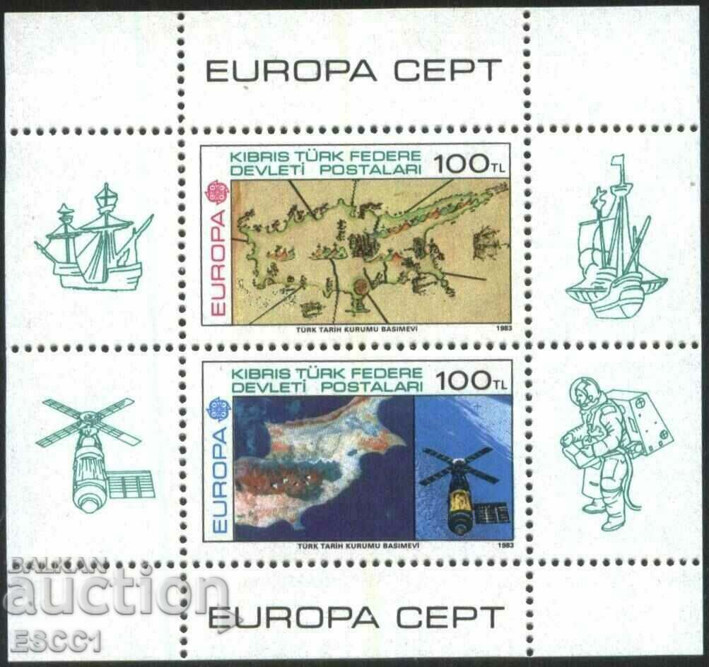 Pure block Europe SEP 1983 din Ciprul Turc