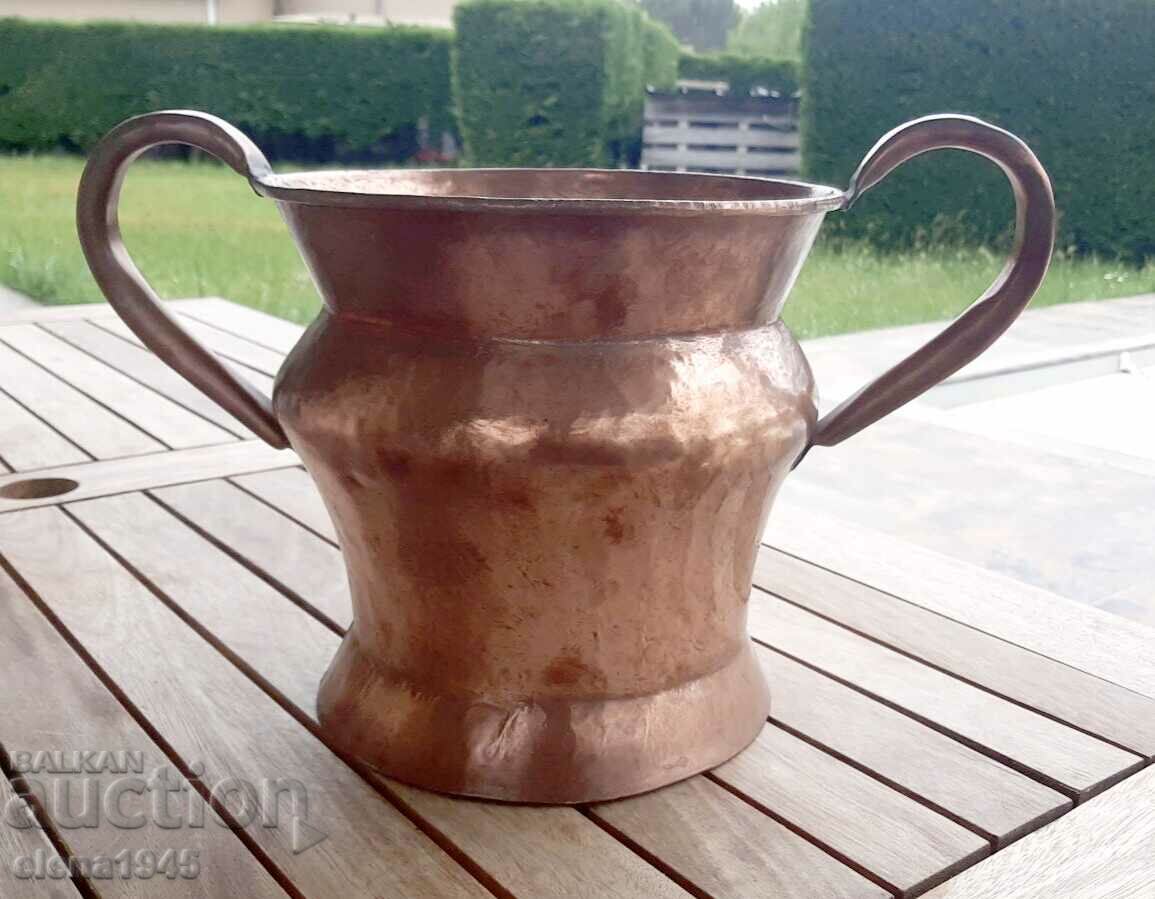 Copper amphora