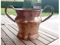 Copper amphora