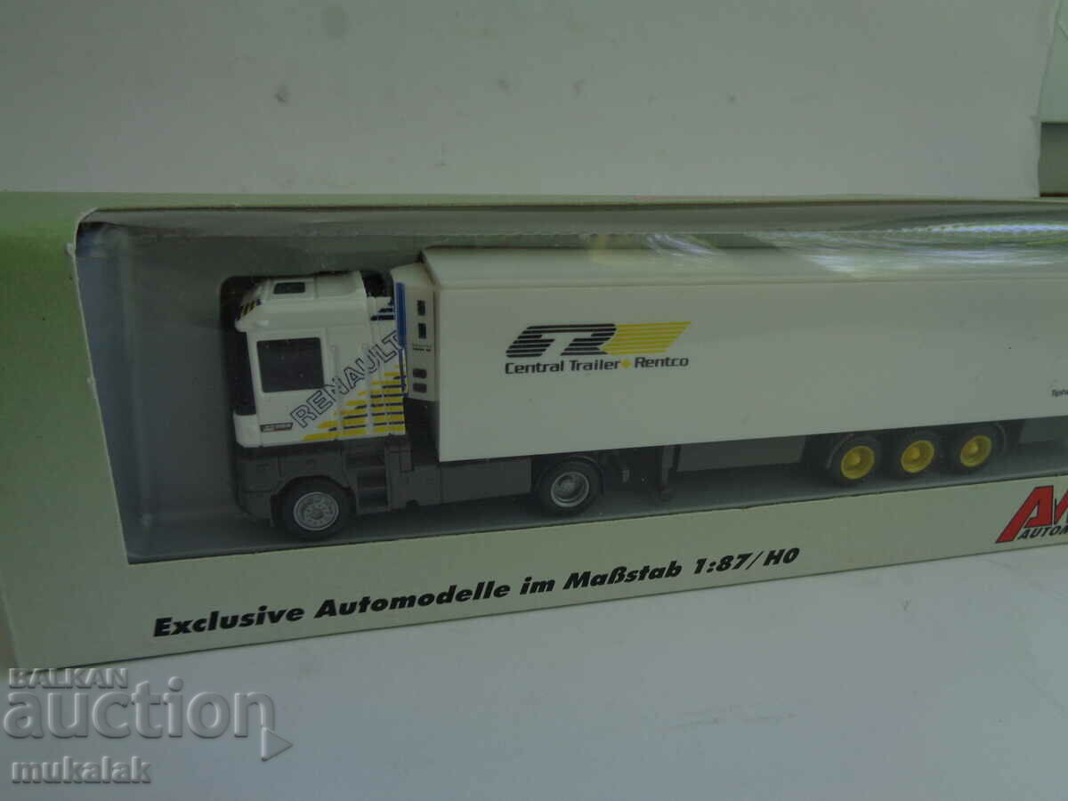 1:87 H0 AWM RENAULT MAGNUM TRUCK TRUCK TROLLEY MODEL TOY - 5