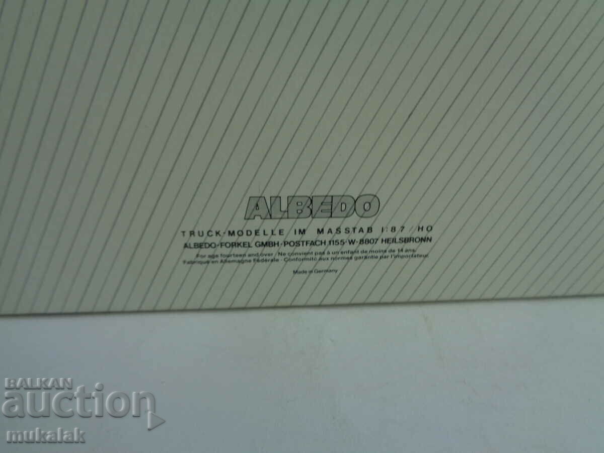 Delivery of 1:87 H0 ALBEDO RENAULT MAGNUM TRUCK TRUCK TROLLEY MODEL Delivery of 1:87 H0 ALBEDO RENAULT MAGNUM TRUCK TRUCK TROLLEY MODEL