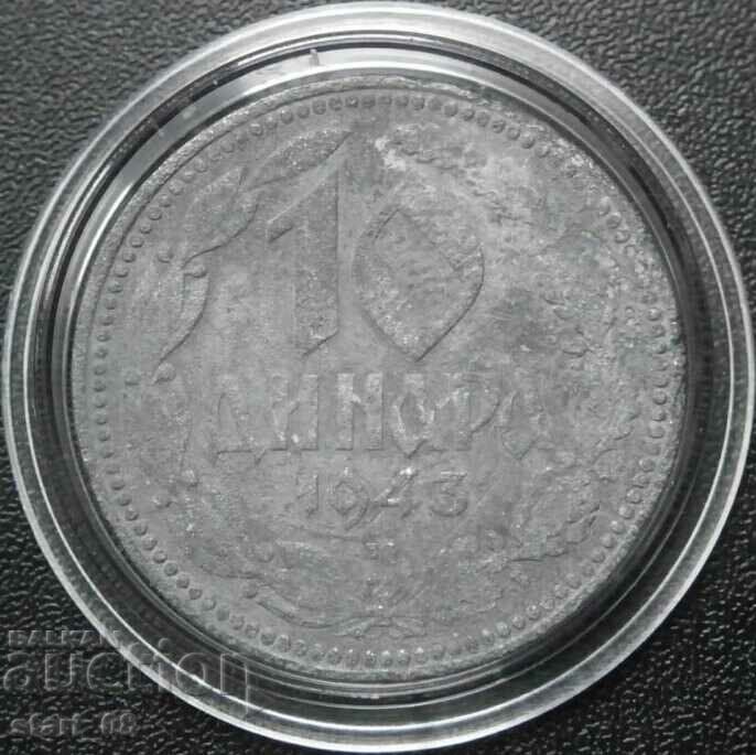 10 dinari 1943