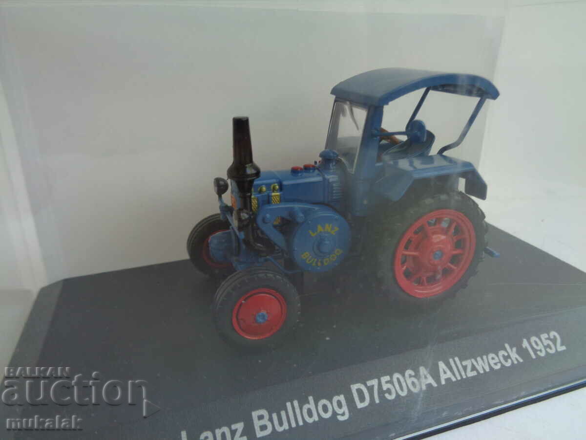 1:43 IXO LANZ BULLDOG 1952 TRACTOR COMBINE TROLLEY MODEL - 7 1:43 IXO LANZ BULLDOG 1952 TRACTOR COMBINE TROLLEY MODEL - 7