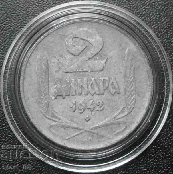 2 dinari 1942
