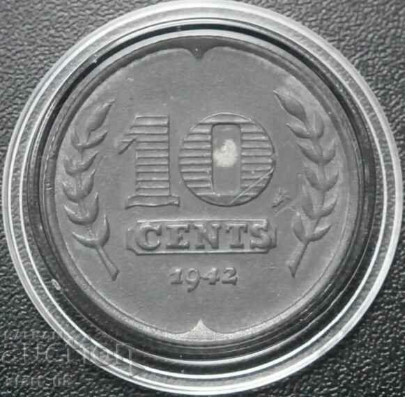 10 cenți 1942