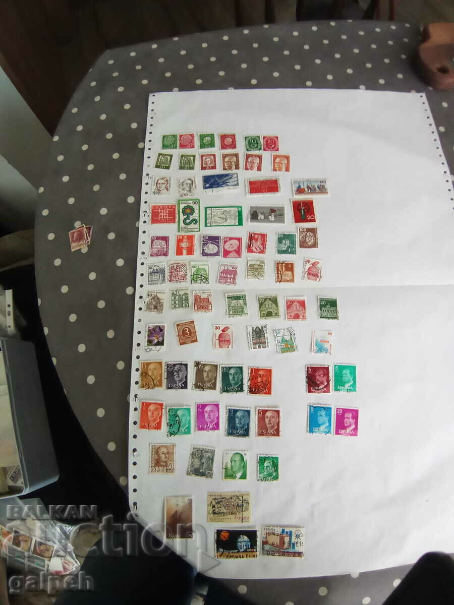 MIXED LOT OF POSTAGE STAMPS - 450+ pcs. CLAIMO - BGN 40 - 6 MIXED LOT OF POSTAGE STAMPS - 450+ pcs. CLAIMO - BGN 40 - 6