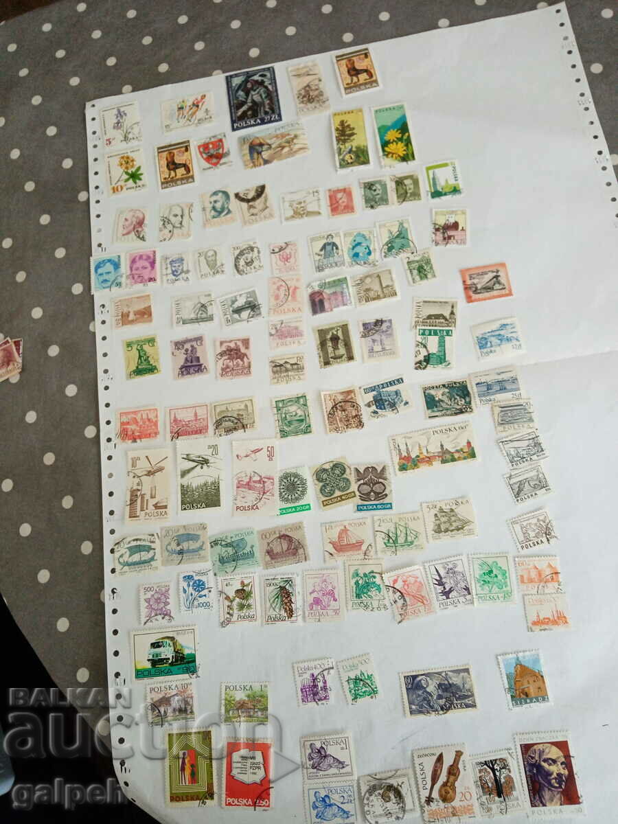 MIXED LOT OF POSTAGE STAMPS - 450+ pcs. CLAIMO - BGN 40 - 7 MIXED LOT OF POSTAGE STAMPS - 450+ pcs. CLAIMO - BGN 40 - 7