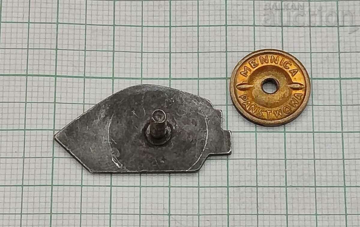 Auction PRL SPARTAKIADA POLAND 1969 BADGE ENAMEL SCREW Auction PRL SPARTAKIADA POLAND 1969 BADGE ENAMEL SCREW