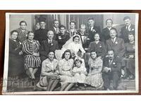 Сватба Русе 1940 Поп Булка Младоженец